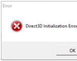 Problēmu risināšana ar DirectX inicializāciju spēlēs Kā likt darboties direct3d
