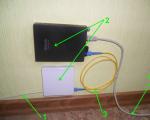 Lidhja e internetit me fibra optike nga Rostelecom në një shtëpi private